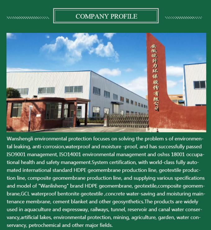 Anhui Wanshengli Environmental Protection Co., Ltd Profil de la société