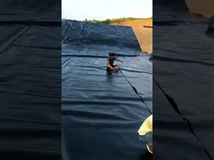Double HDPE lisse Geomembrane de nouvelle de HDPE d'étang de revêtement membrane imperméable résistante vieillissante de HDPE