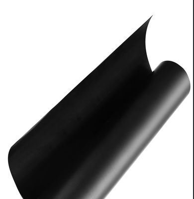 HDPE noir Geomembrana Geosynthetic 0.5mm de Plastik pour la construction de routes