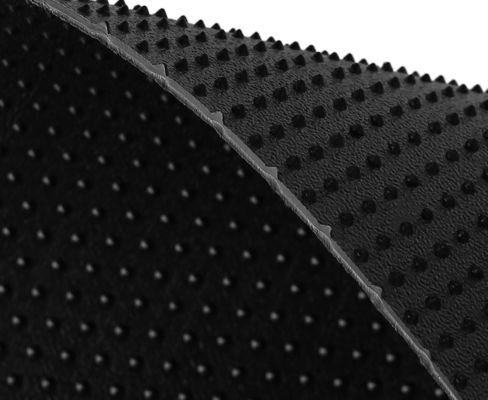 Revêtement en caoutchouc texturisé renforcé antioxydant Geomembrane bitumeux de toit de HDPE
