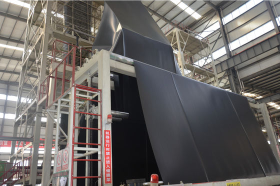 TR131 HDPE noir matériel Geomembrane pour l'étang à poissons de crevette d'aquiculture de barrage